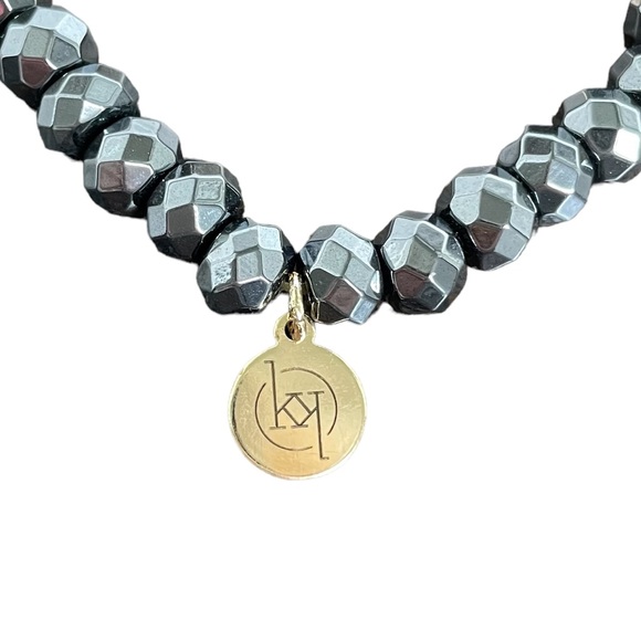 KK Stone Bracelet with Gray Beads - Picture 5 of 10